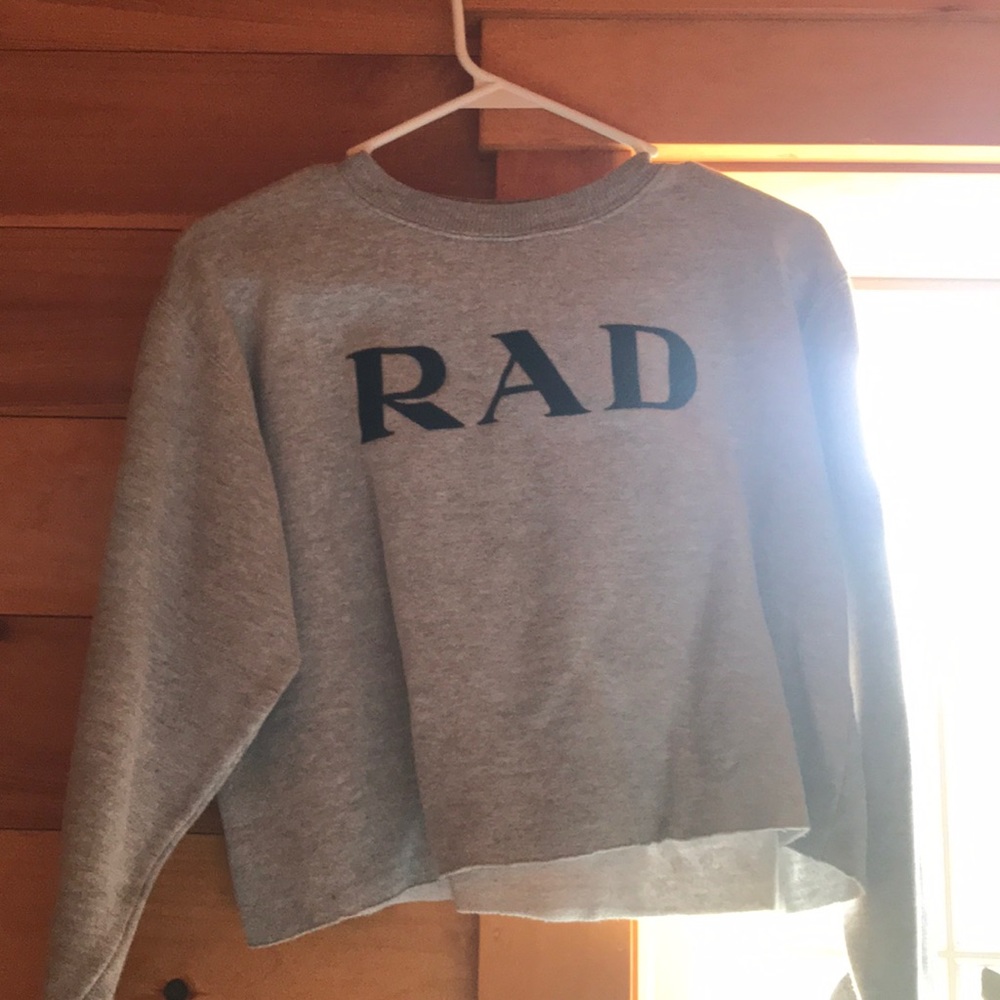 Brandy cropped sweatshirt